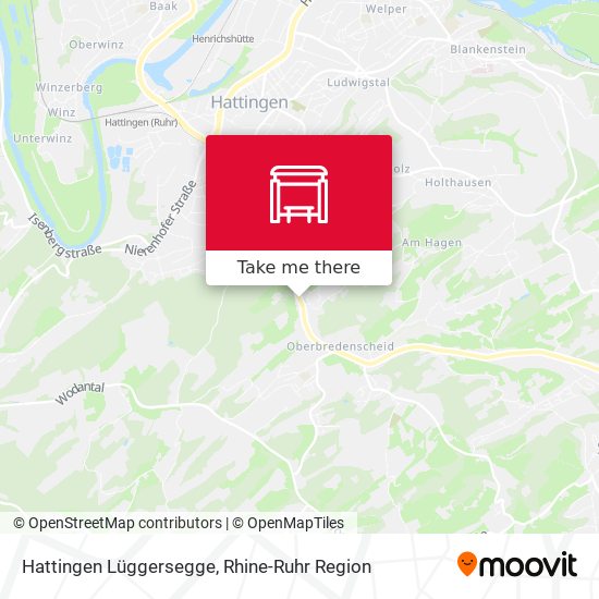 Hattingen Lüggersegge map