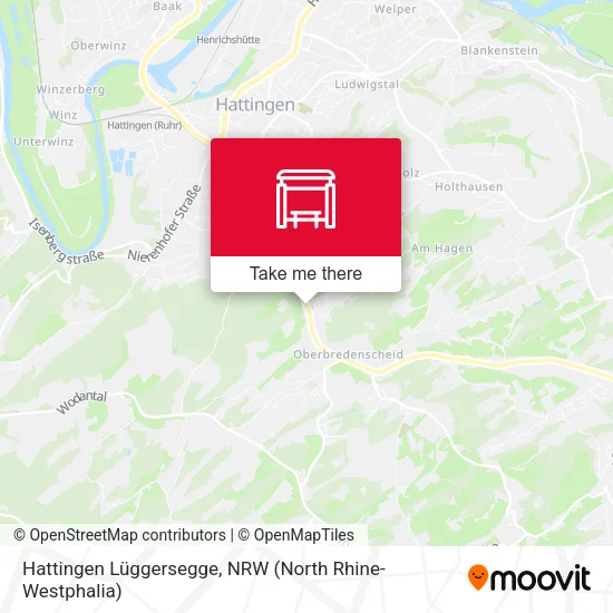 Карта Hattingen Lüggersegge