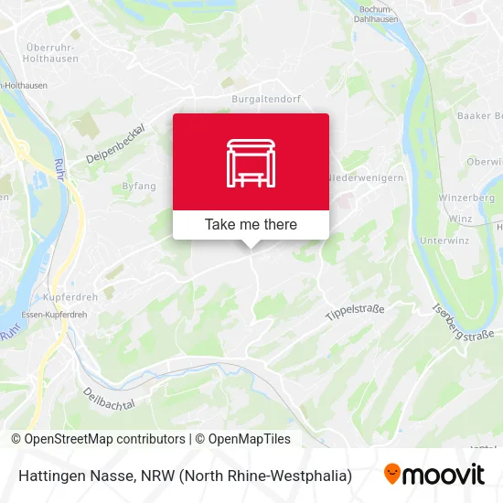 Карта Hattingen Nasse