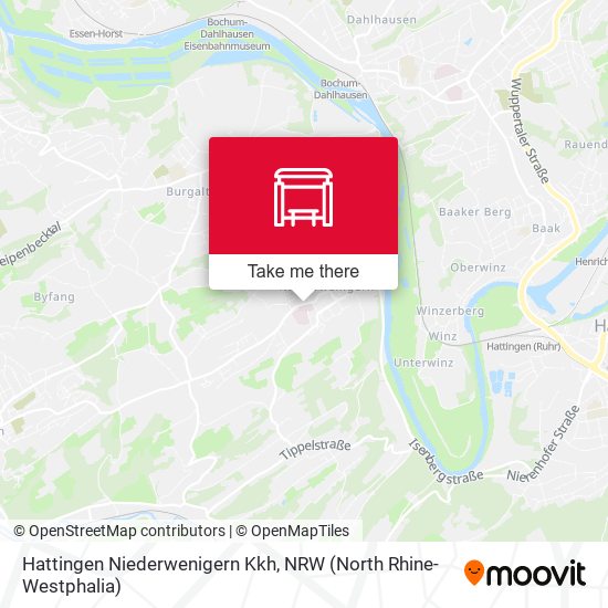 Hattingen Niederwenigern Kkh map