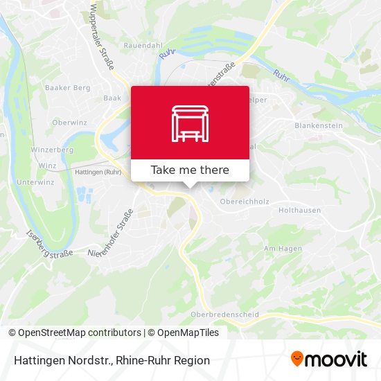 Hattingen Nordstr. map