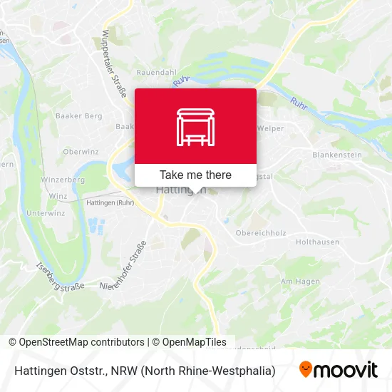 Hattingen Oststr. map