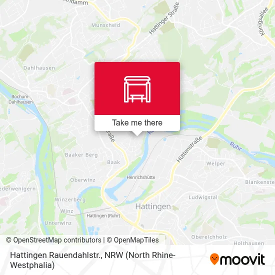 Hattingen Rauendahlstr. map