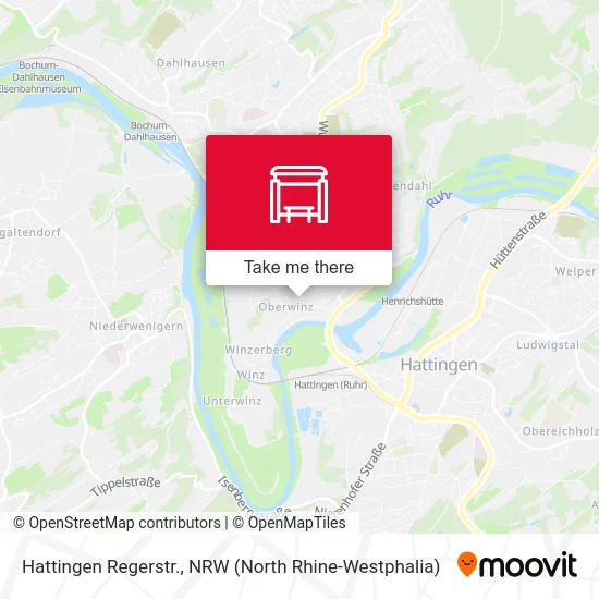 Hattingen Regerstr. map
