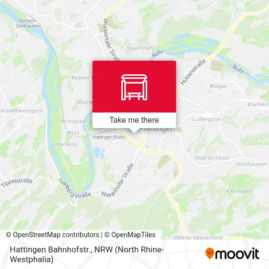 Карта Hattingen Bahnhofstr.