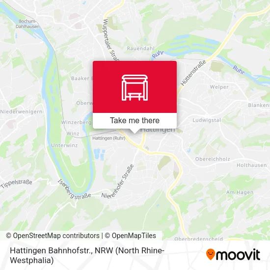 Карта Hattingen Bahnhofstr.