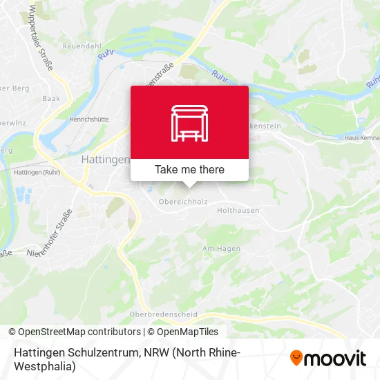 Карта Hattingen Schulzentrum