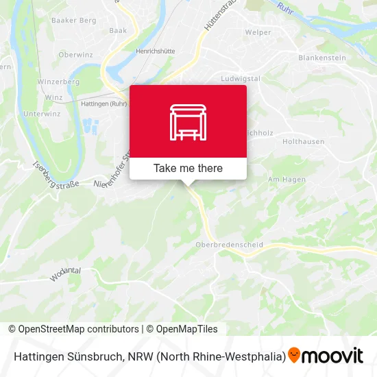 Hattingen Sünsbruch map