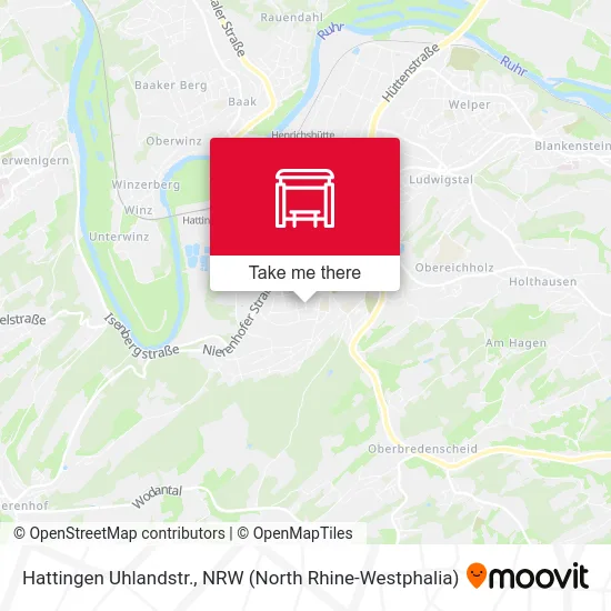 Hattingen Uhlandstr. map