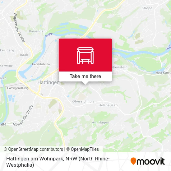 Карта Hattingen am Wohnpark