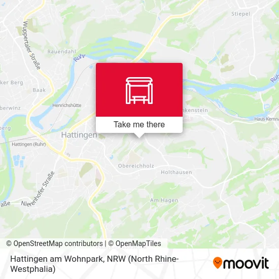 Карта Hattingen am Wohnpark