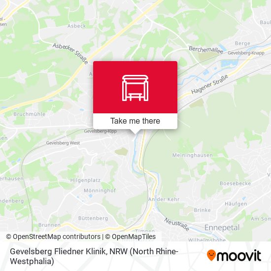 Gevelsberg Fliedner Klinik map