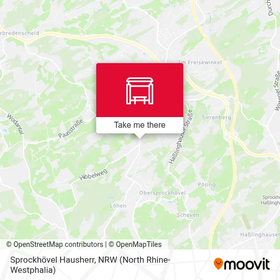 Sprockhövel Hausherr map