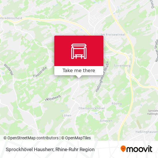 Sprockhövel Hausherr map