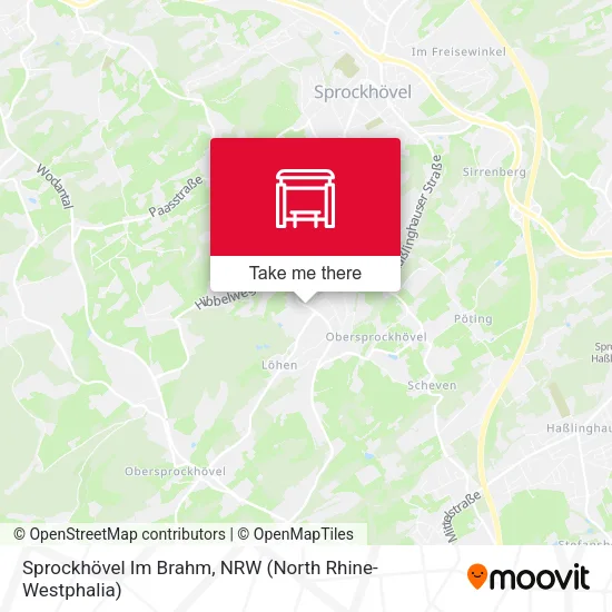 Карта Sprockhövel Im Brahm