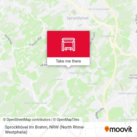 Карта Sprockhövel Im Brahm