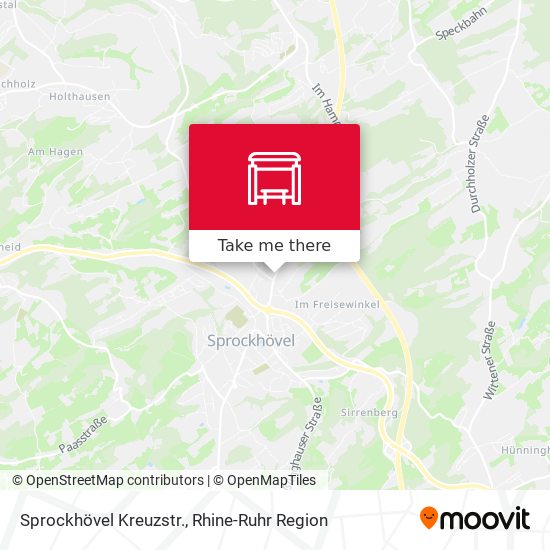 Sprockhövel Kreuzstr. map