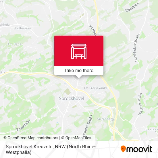 Sprockhövel Kreuzstr. map