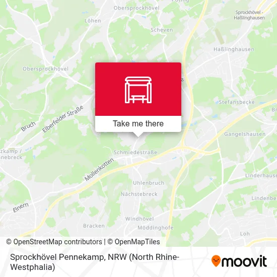 Sprockhövel Pennekamp map