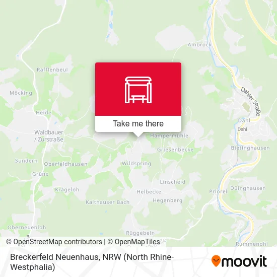 Breckerfeld Neuenhaus map