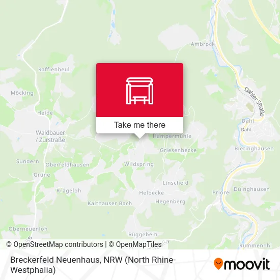 Breckerfeld Neuenhaus map