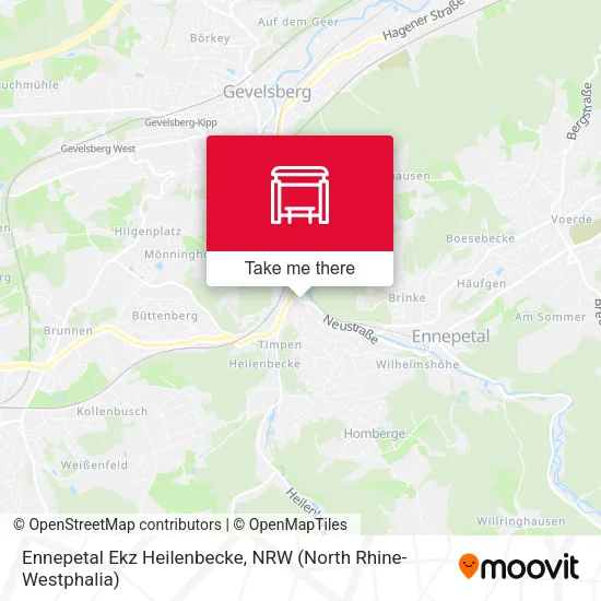 Карта Ennepetal Ekz Heilenbecke