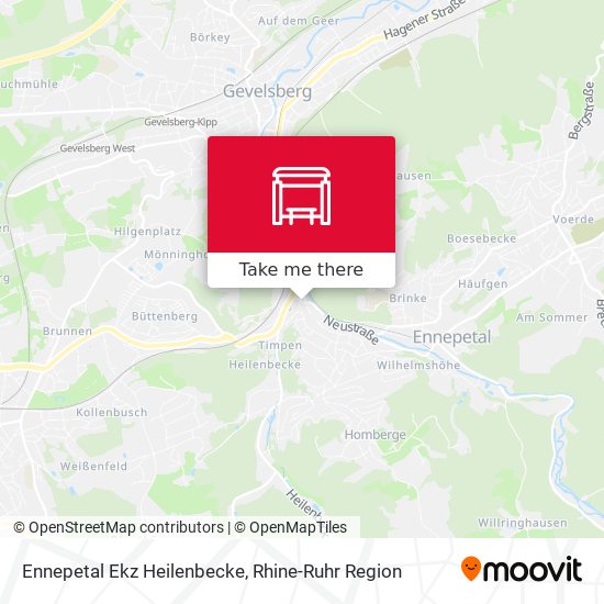 Ennepetal Ekz Heilenbecke map