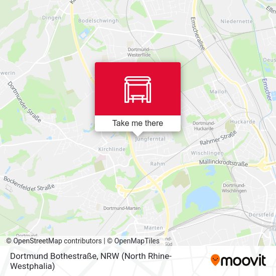 Dortmund Bothestraße map