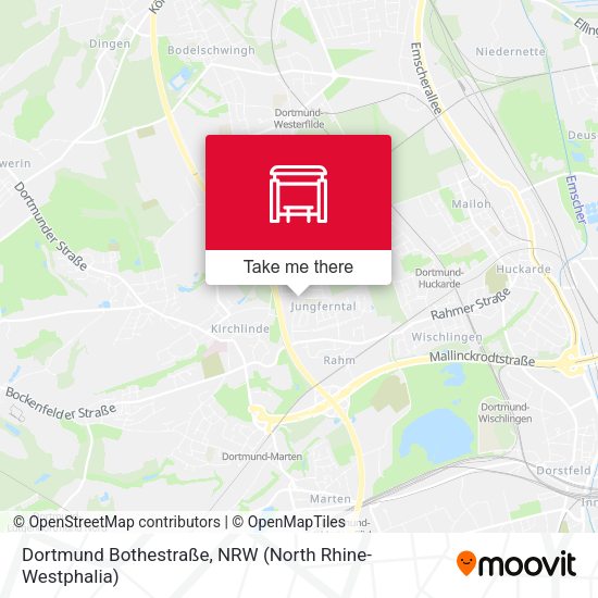 Dortmund Bothestraße map