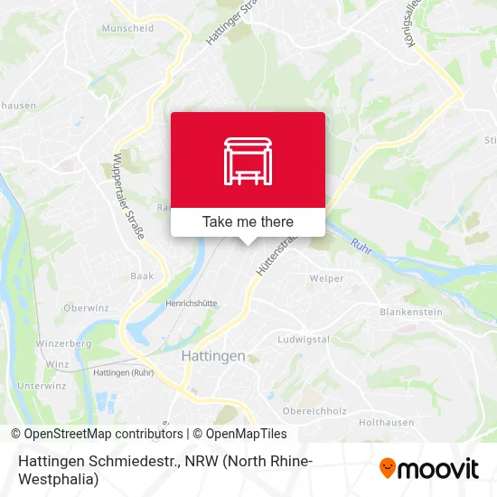 Hattingen Schmiedestr. map