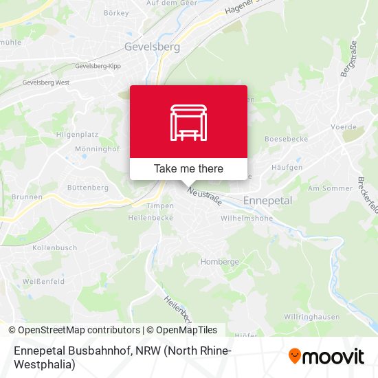 Карта Ennepetal Busbahnhof