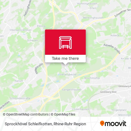 Sprockhövel Schleifkotten map