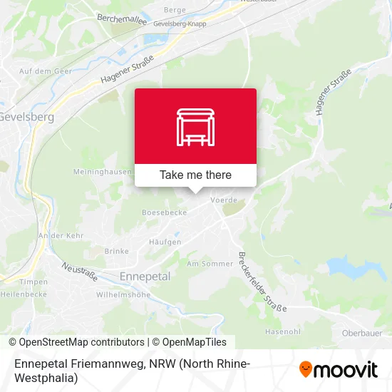Карта Ennepetal Friemannweg