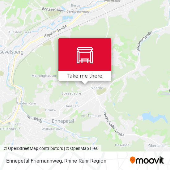 Ennepetal Friemannweg map