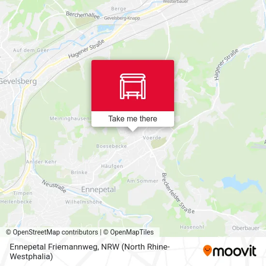Карта Ennepetal Friemannweg