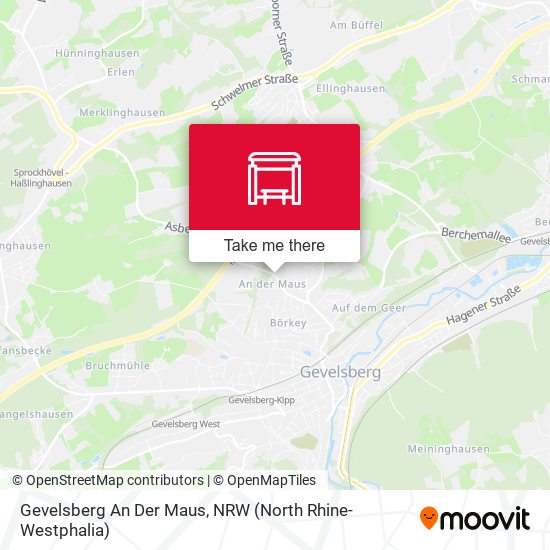 Gevelsberg An Der Maus map