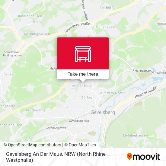 Gevelsberg An Der Maus map