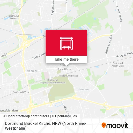 Карта Dortmund Brackel Kirche