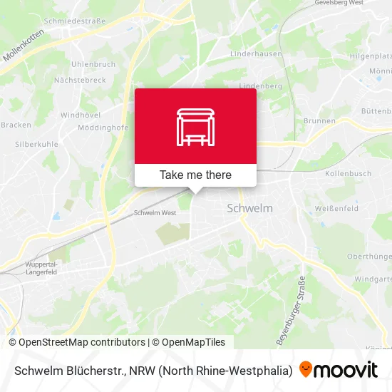 Карта Schwelm Blücherstr.