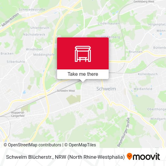 Карта Schwelm Blücherstr.