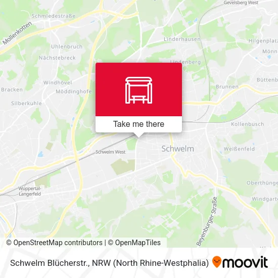 Карта Schwelm Blücherstr.