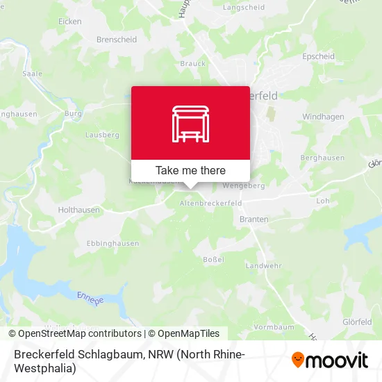 Карта Breckerfeld Schlagbaum