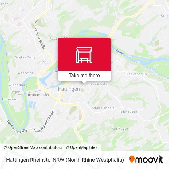 Карта Hattingen Rheinstr.