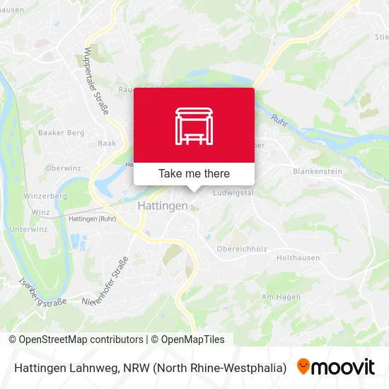 Hattingen Lahnweg map