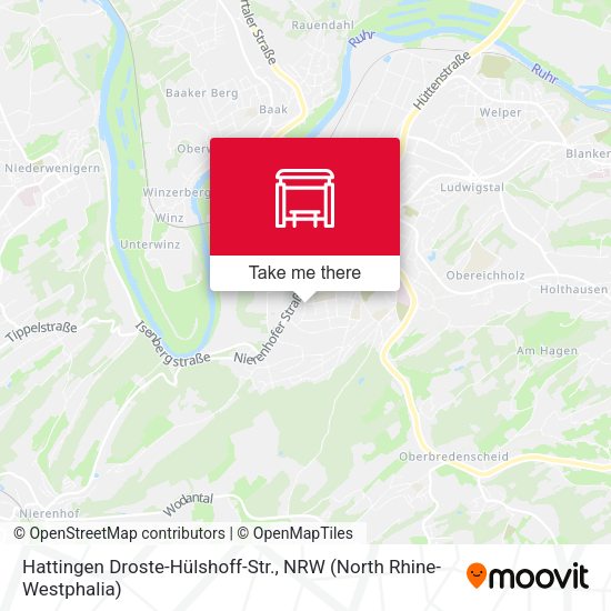 Карта Hattingen Droste-Hülshoff-Str.