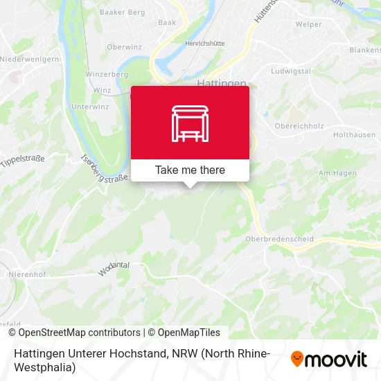 Карта Hattingen Unterer Hochstand