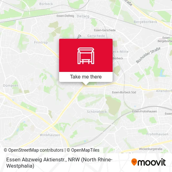 Карта Essen Abzweig Aktienstr.