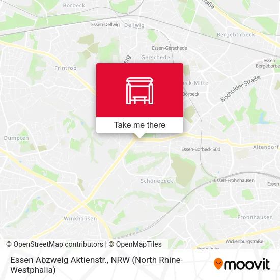Карта Essen Abzweig Aktienstr.