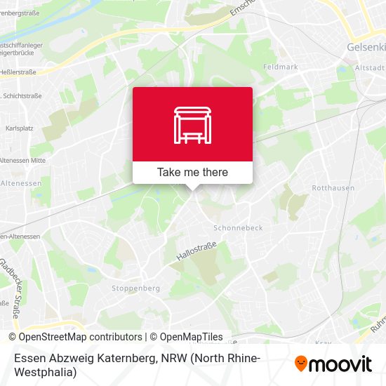 Essen Abzweig Katernberg map