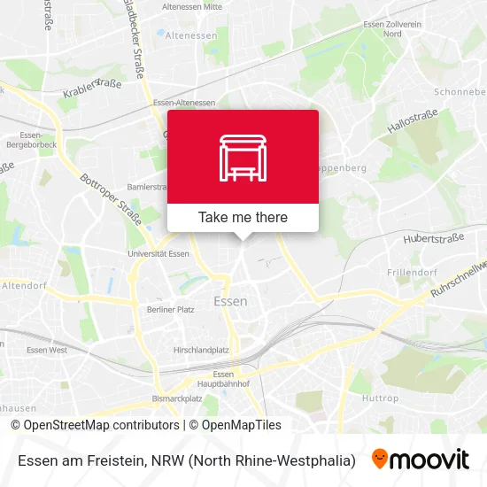 Карта Essen am Freistein